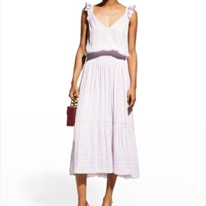 Ramy Brooks Chloe Pale Lavender Midi or Maxi dress SzM. Excellent condition.